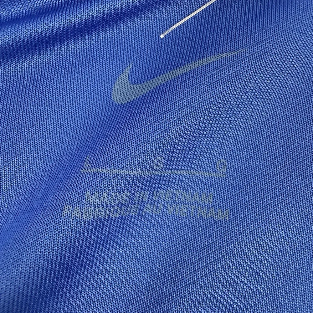 Nike Golf Dri FIT Micro Pique Shirt Large Womens Royal Blue Brand New